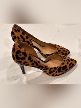 Leopard Print Heels Luichiny LTD 8B New